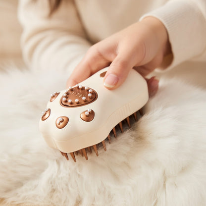 Pet Grooming Steam Brush